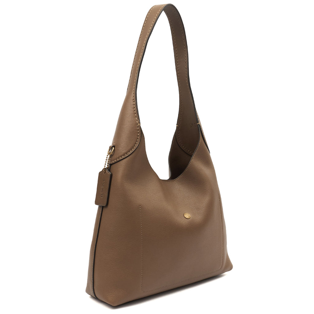 Coach Tote Brooklyn Shoulder Bag 28 in Brown, Leather