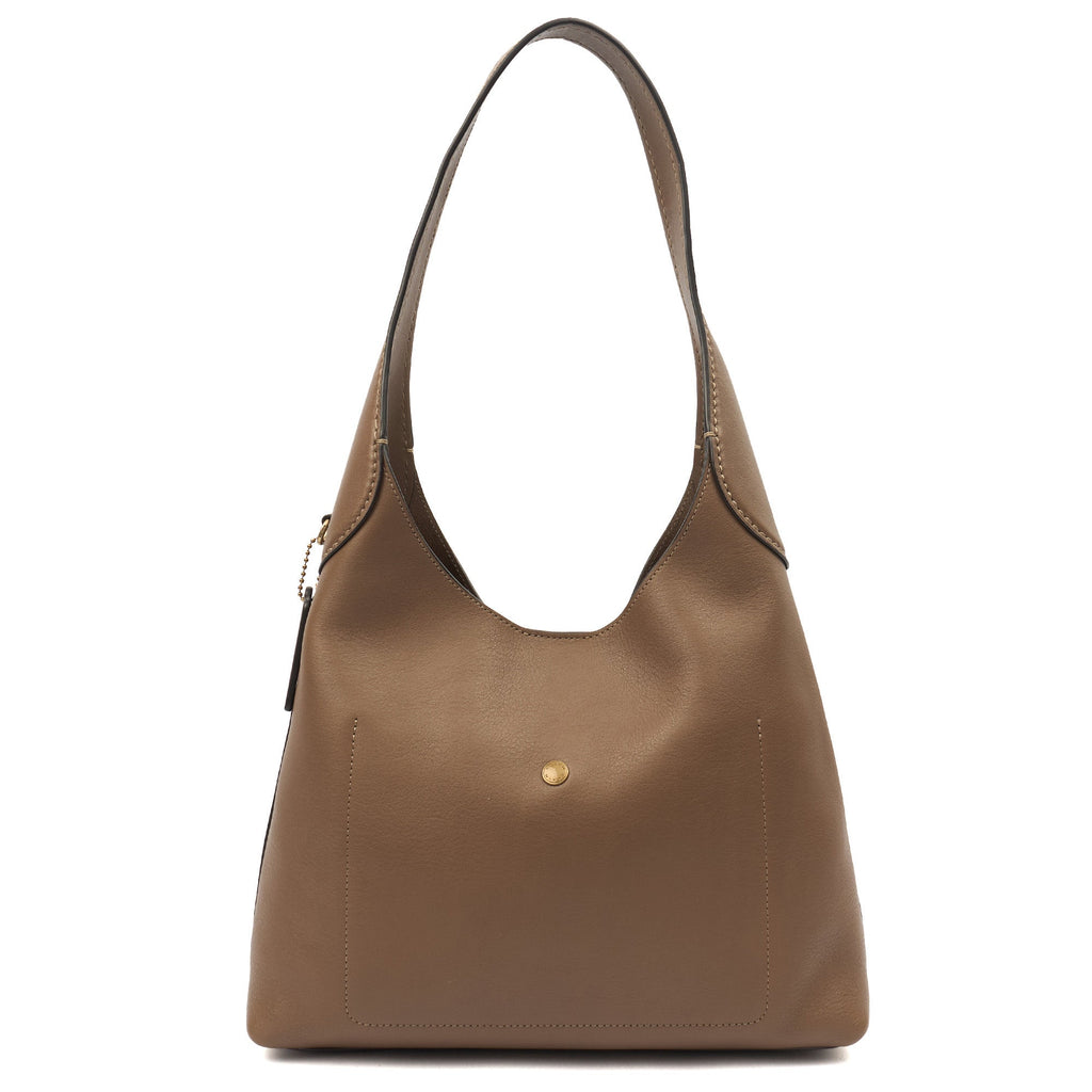 Coach Tote Brooklyn Shoulder Bag 28 in Brown, Leather