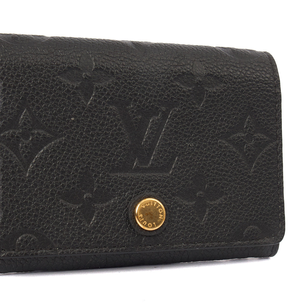 Louis Vuitton Wallet Wallet in Black Monogram Mat, Leather