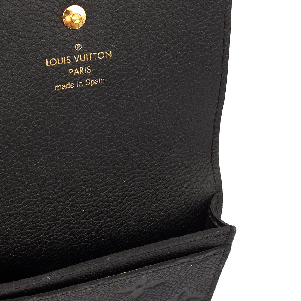 Louis Vuitton Wallet Wallet in Black Monogram Mat, Leather