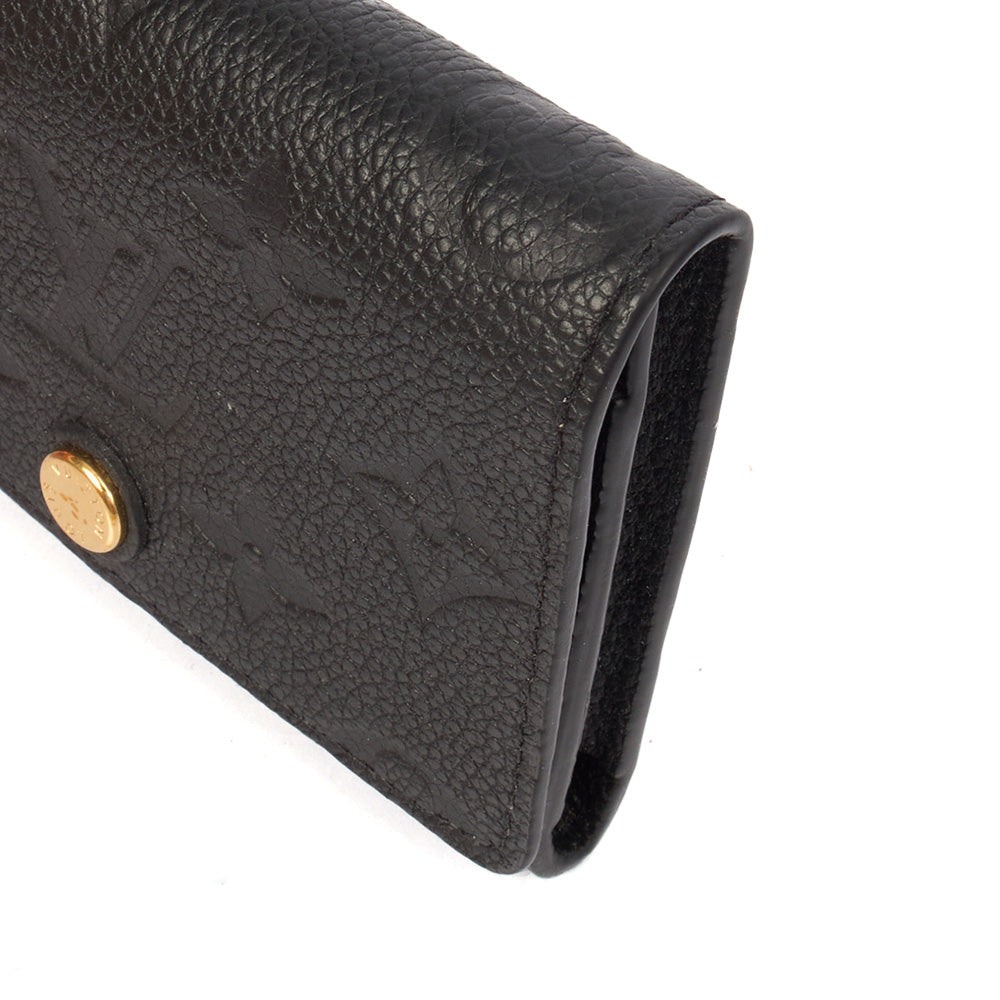 Louis Vuitton Wallet Wallet in Black Monogram Mat, Leather