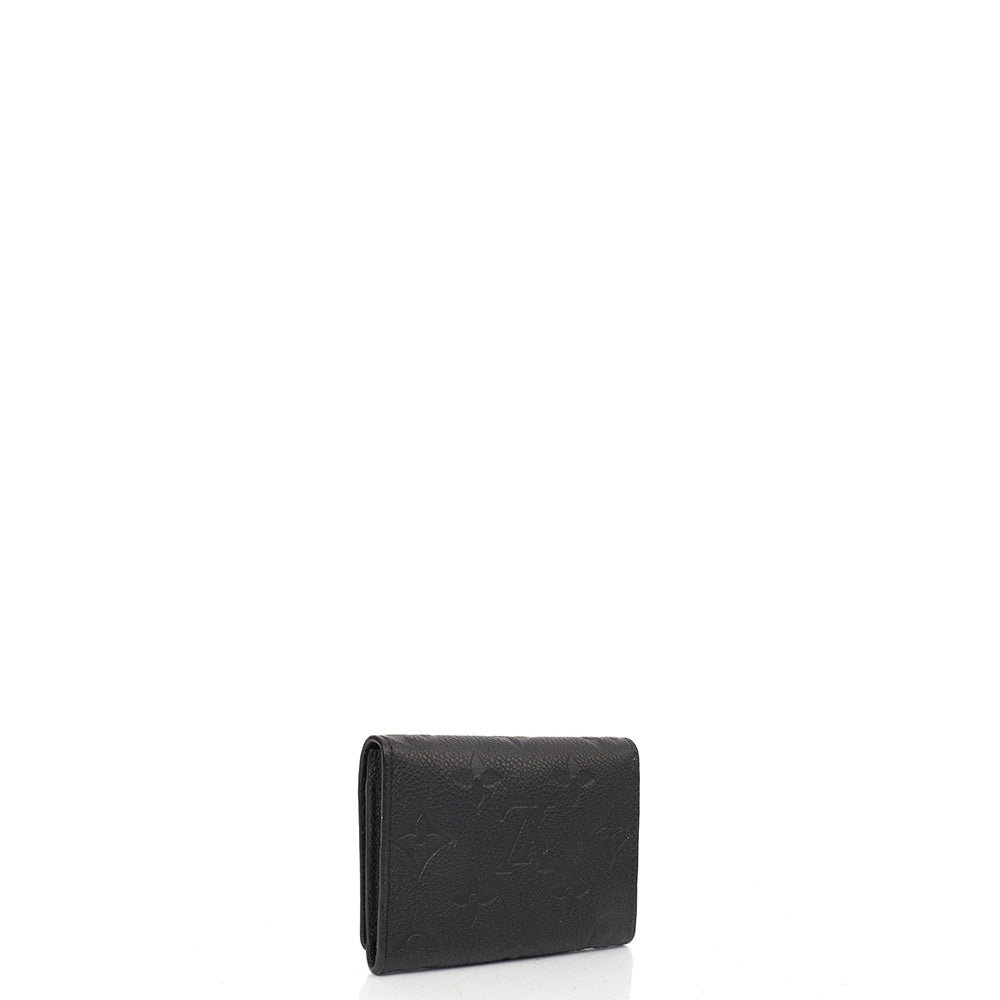 Louis Vuitton Wallet Wallet in Black Monogram Mat, Leather
