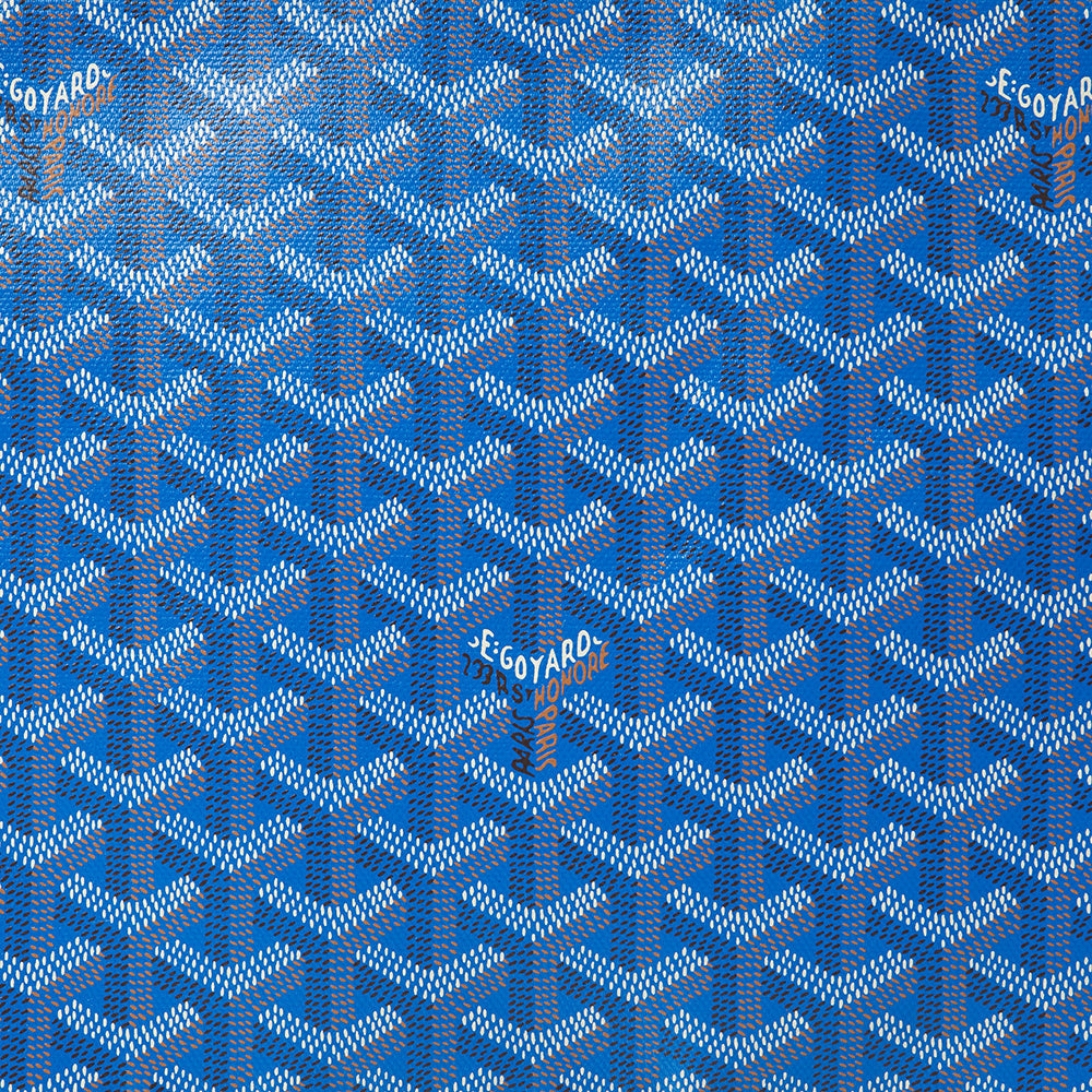 Goyard Clutch Senat Pouch PM in Blue, Leather