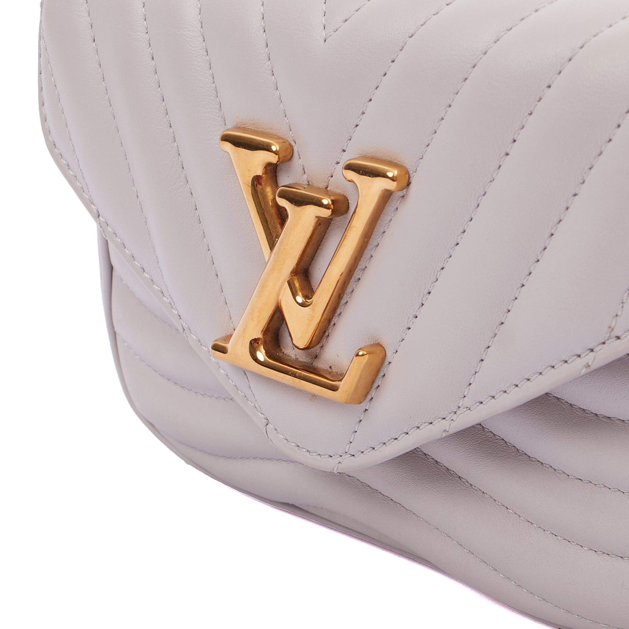 Louis Vuitton Cross Body New Wave Multi Pochette in Grey, Calfskin Leather