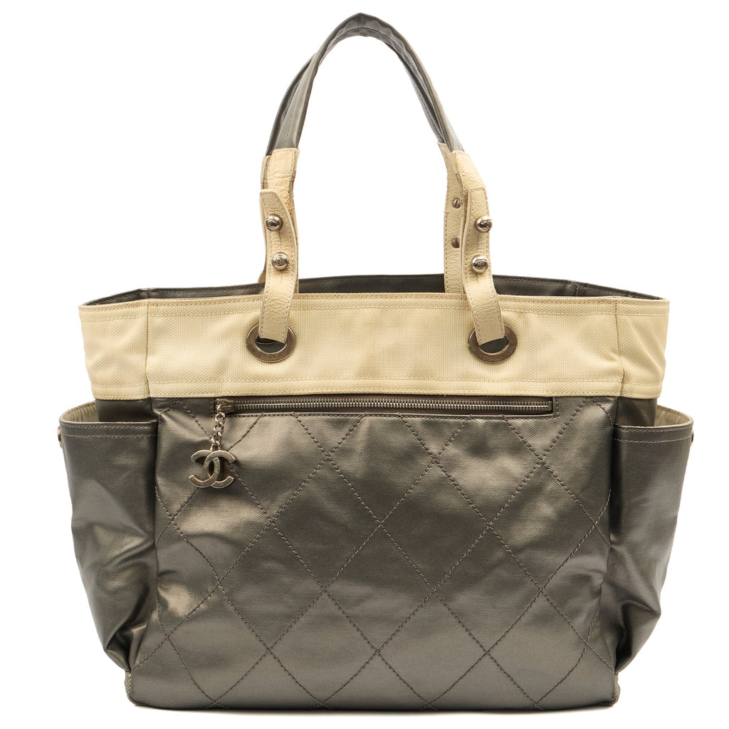 Chanel Tote Paris-Biarritz Tote - Large  in Metallic, Fabric