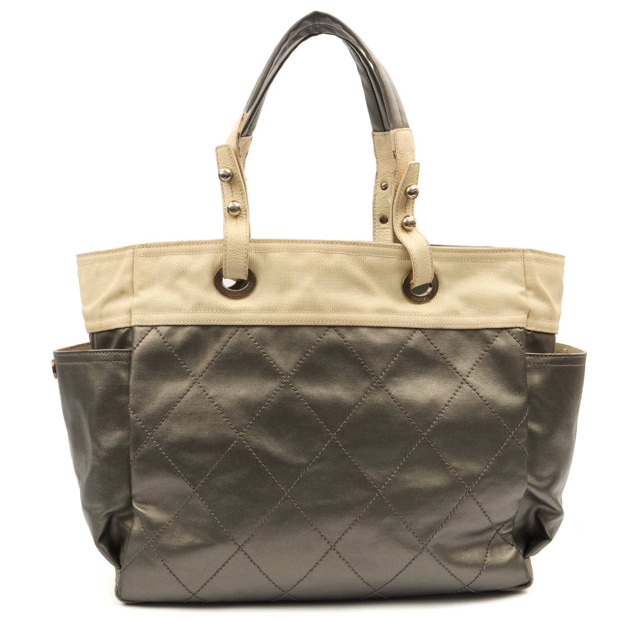 Chanel Tote Paris-Biarritz Tote - Large  in Metallic, Fabric