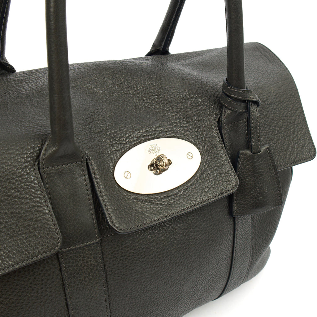 Mulberry Tote Bayswater Heritage in Charcoal Grey, Leather