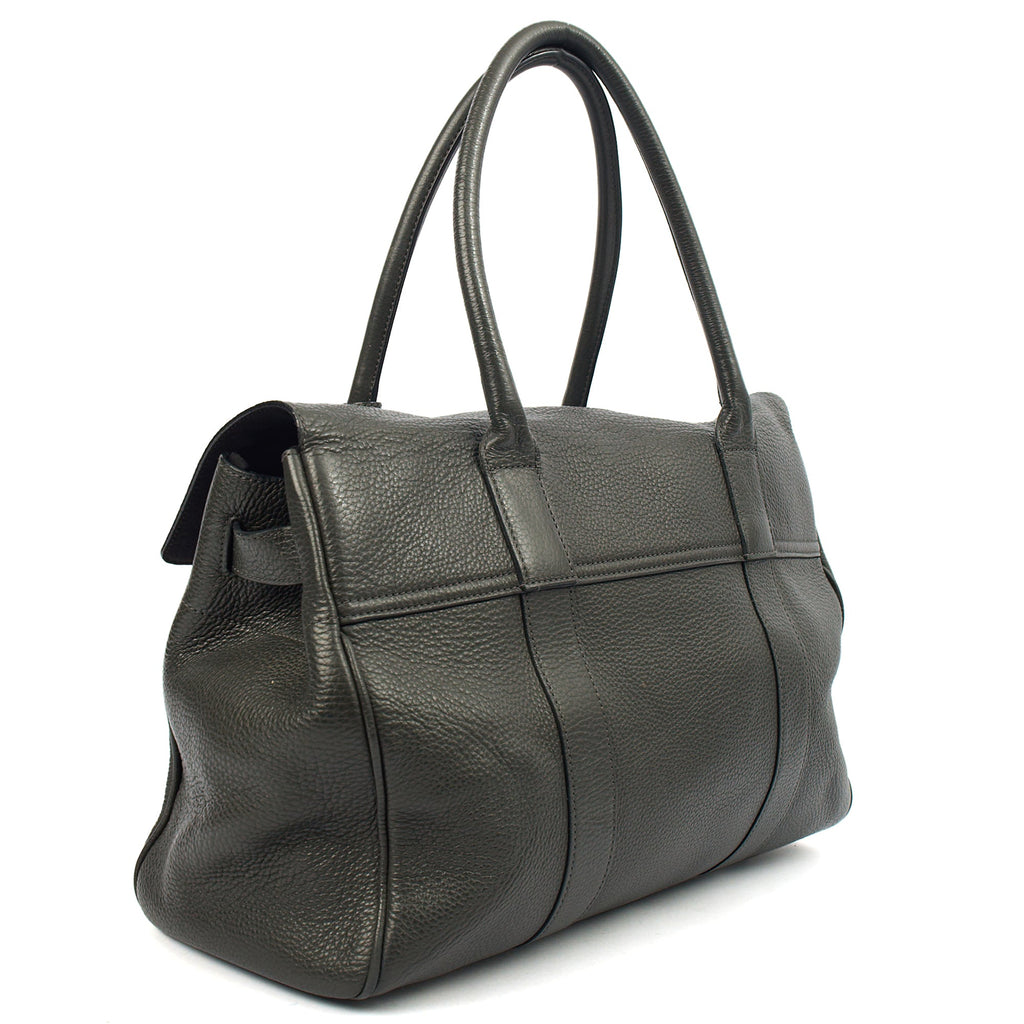 Mulberry Tote Bayswater Heritage in Charcoal Grey, Leather