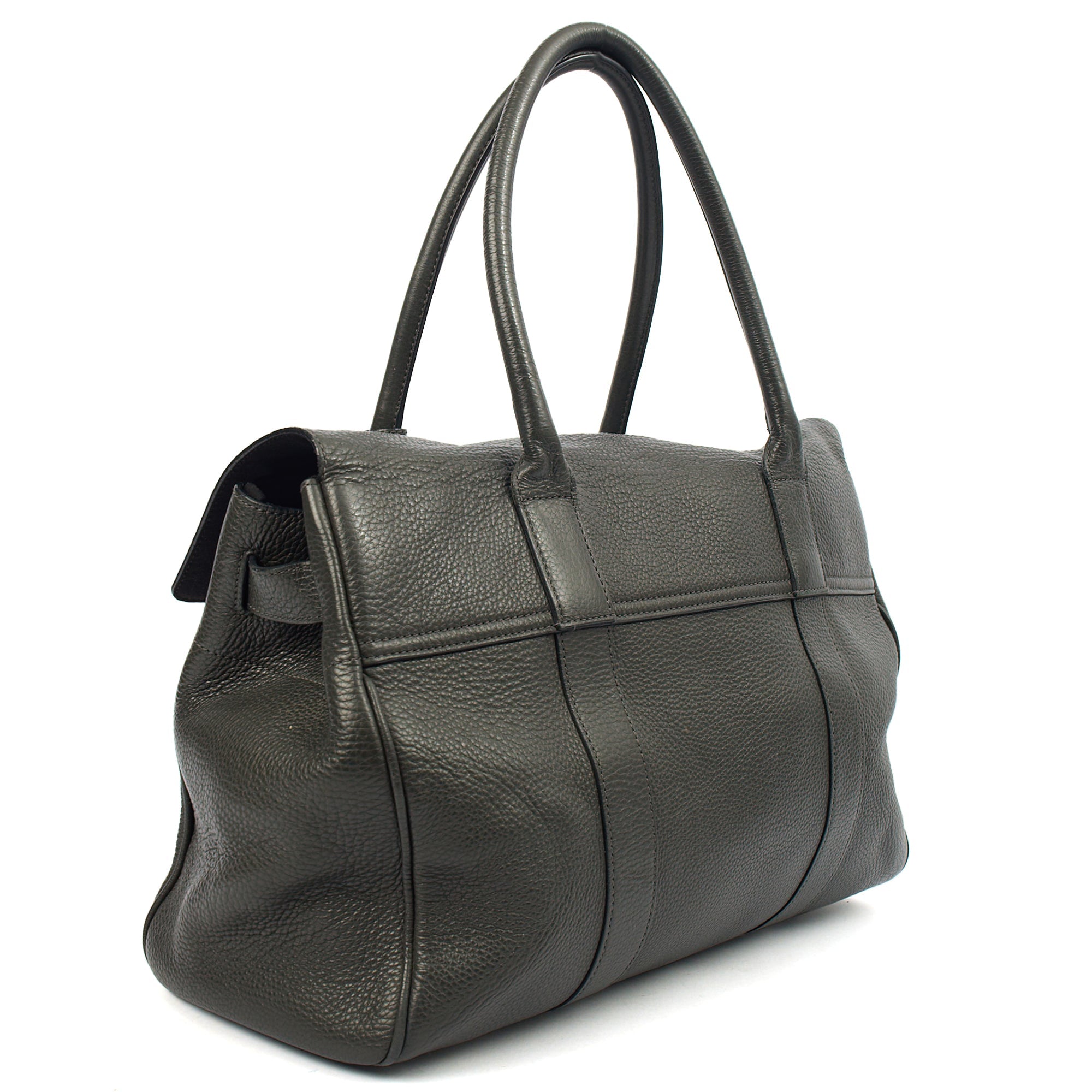 Mulberry Tote Bayswater Heritage in Charcoal Grey, Leather