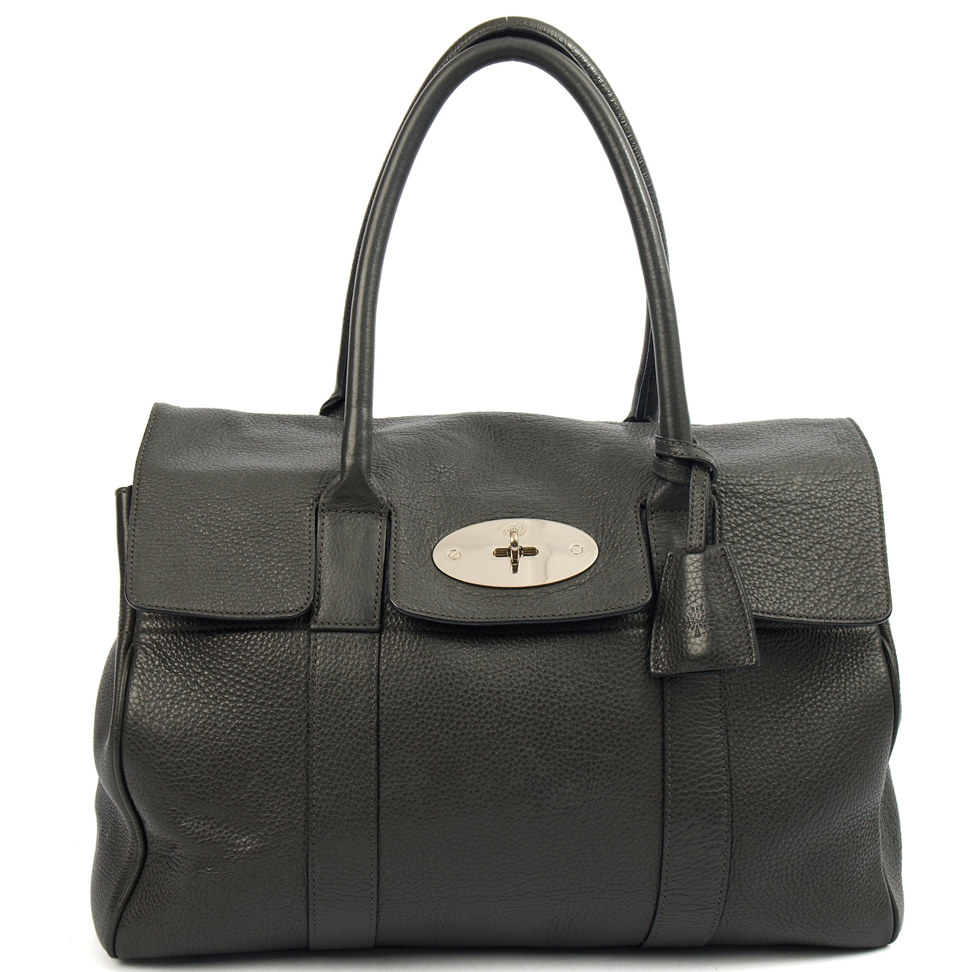 Mulberry Tote Bayswater Heritage in Charcoal Grey, Leather