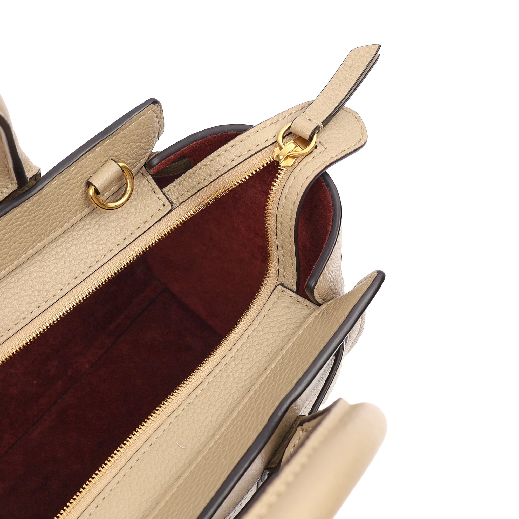 Mulberry Tote Zipped Bayswater - Mini in Clay, Calfskin Leather