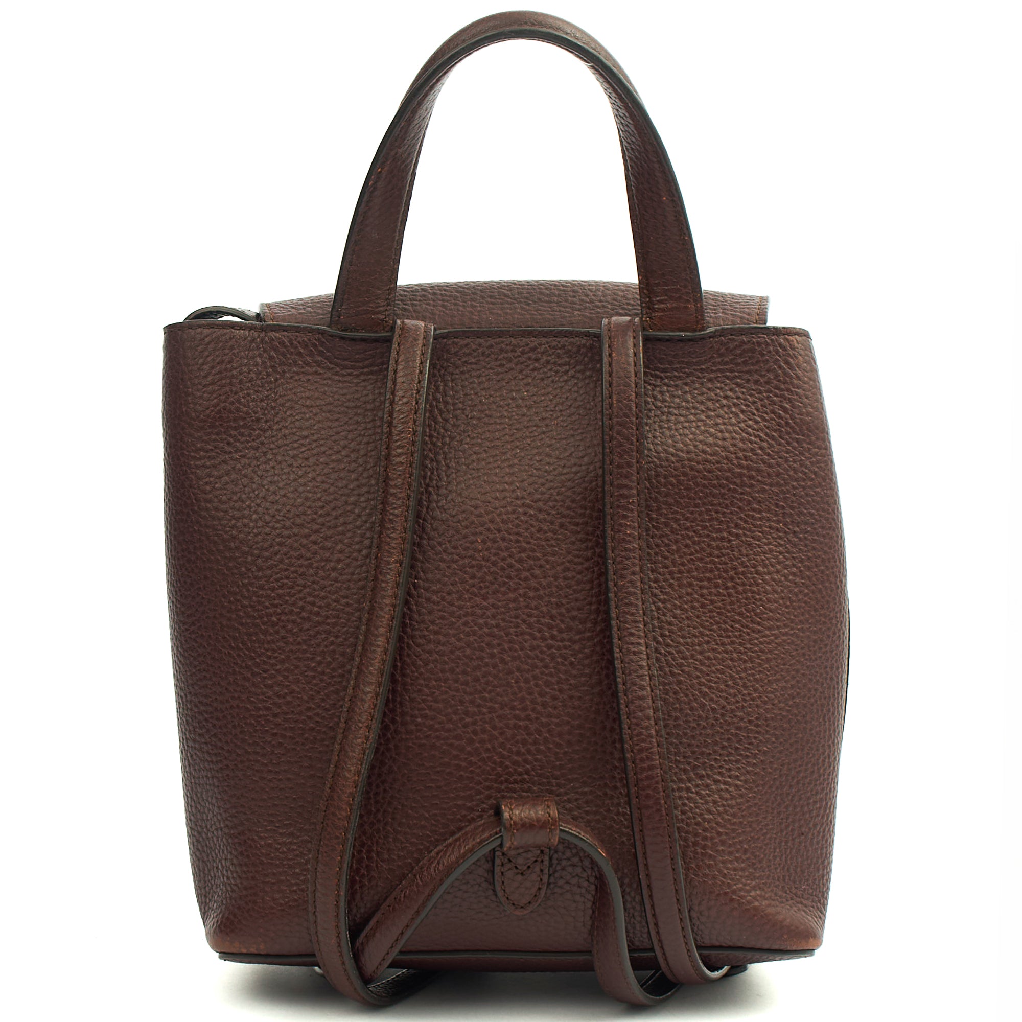 Mulberry Backpack Mini Bayswater in Oxblood, Calfskin Leather