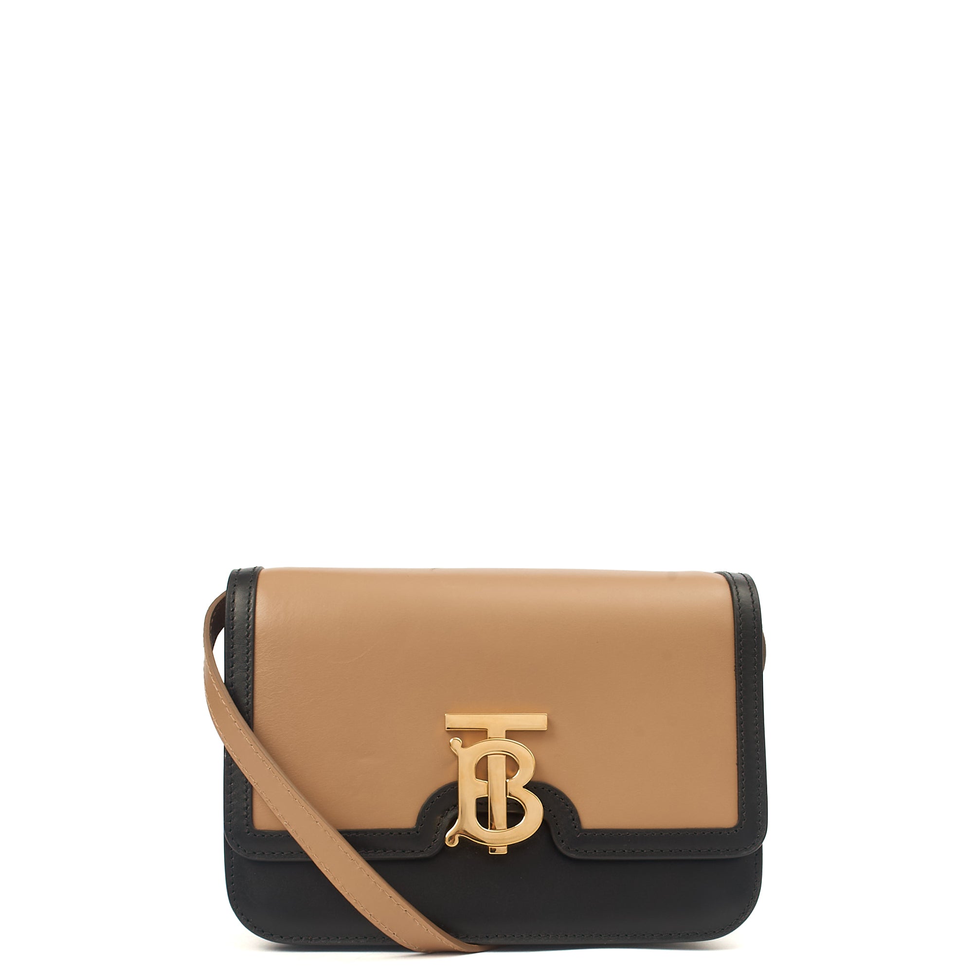 Burberry Shoulder Bag TB Small Crossbody in Neutral, Leather