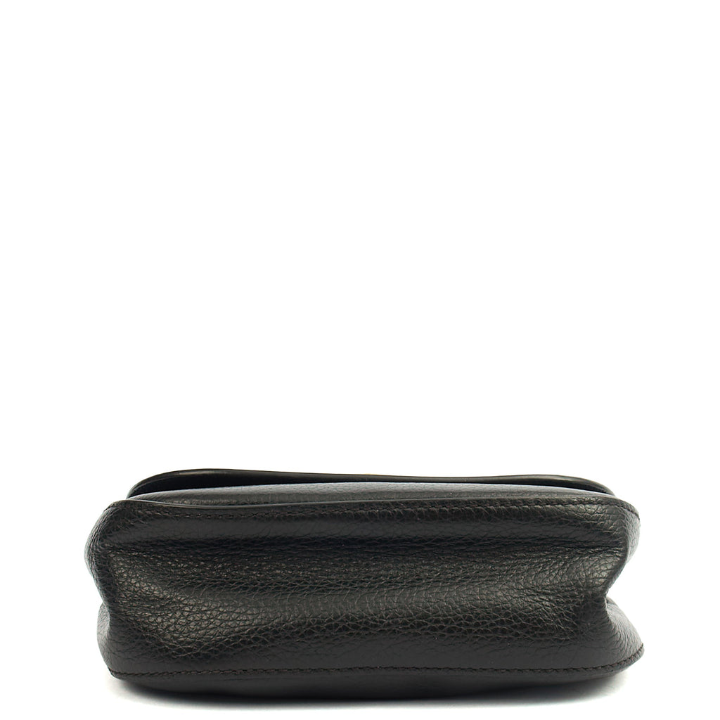 Mulberry Satchel Amberley Satchel - Mini in Black, Calfskin Leather