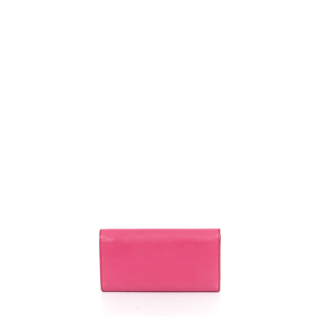 Salvatore Ferragamo Vara Bow Wallet in Pink, Leather