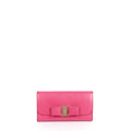 Salvatore Ferragamo Vara Bow Wallet in Pink, Leather