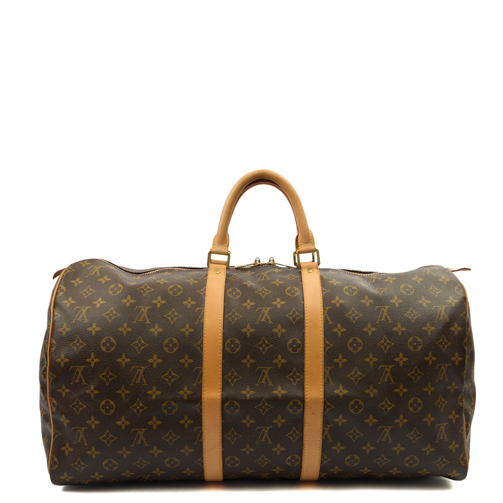Louis Vuitton Top Handle Keepall 55 in Monogram, Canvas