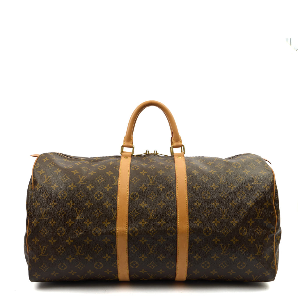 Louis Vuitton Top Handle Keepall 55 in Monogram, Canvas