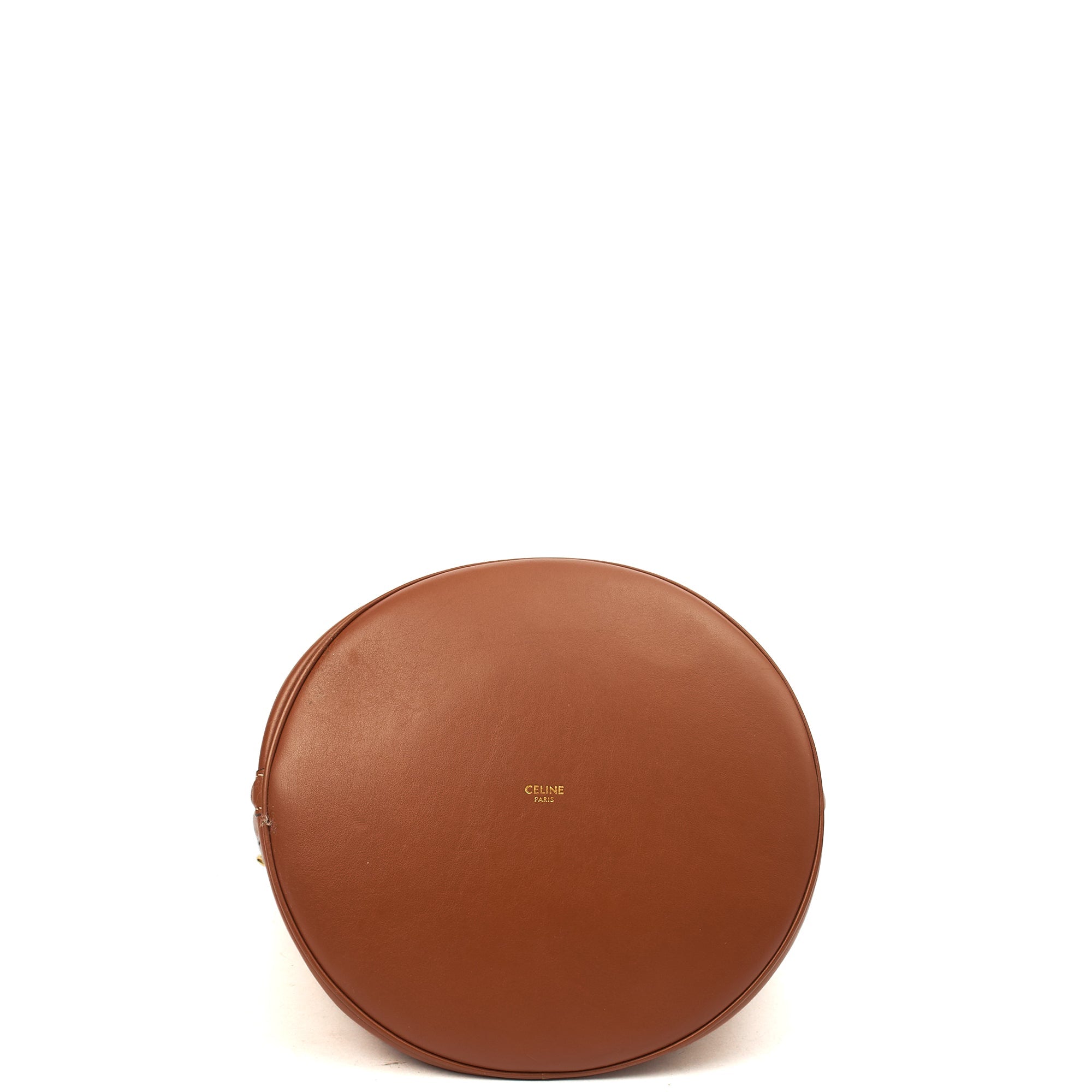 Celine Bucket Bag Sangle Seau in Brown, Box Calfskin