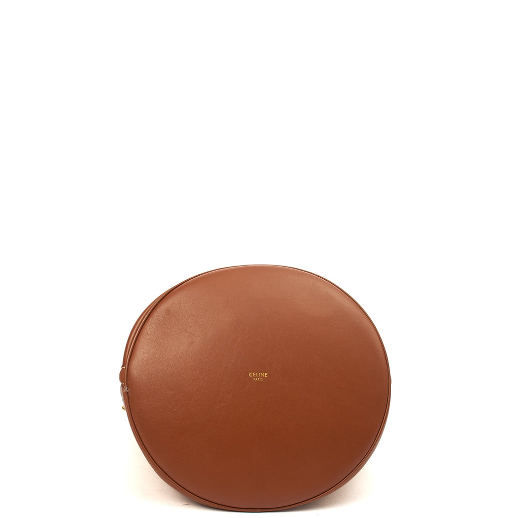 Celine Bucket Bag Sangle Seau in Brown, Box Calfskin