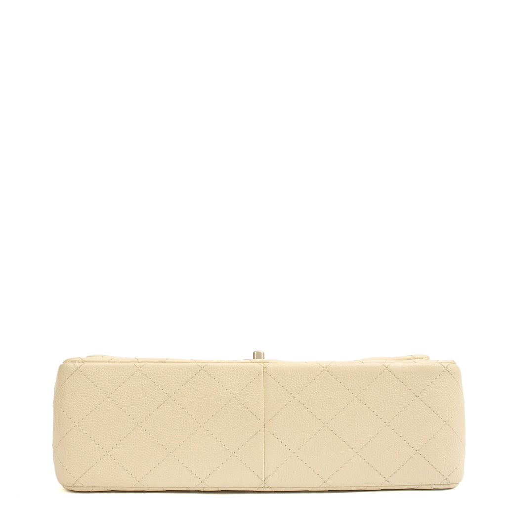 Chanel Classic Double Flap - Large in Champagne, Caviar Leather