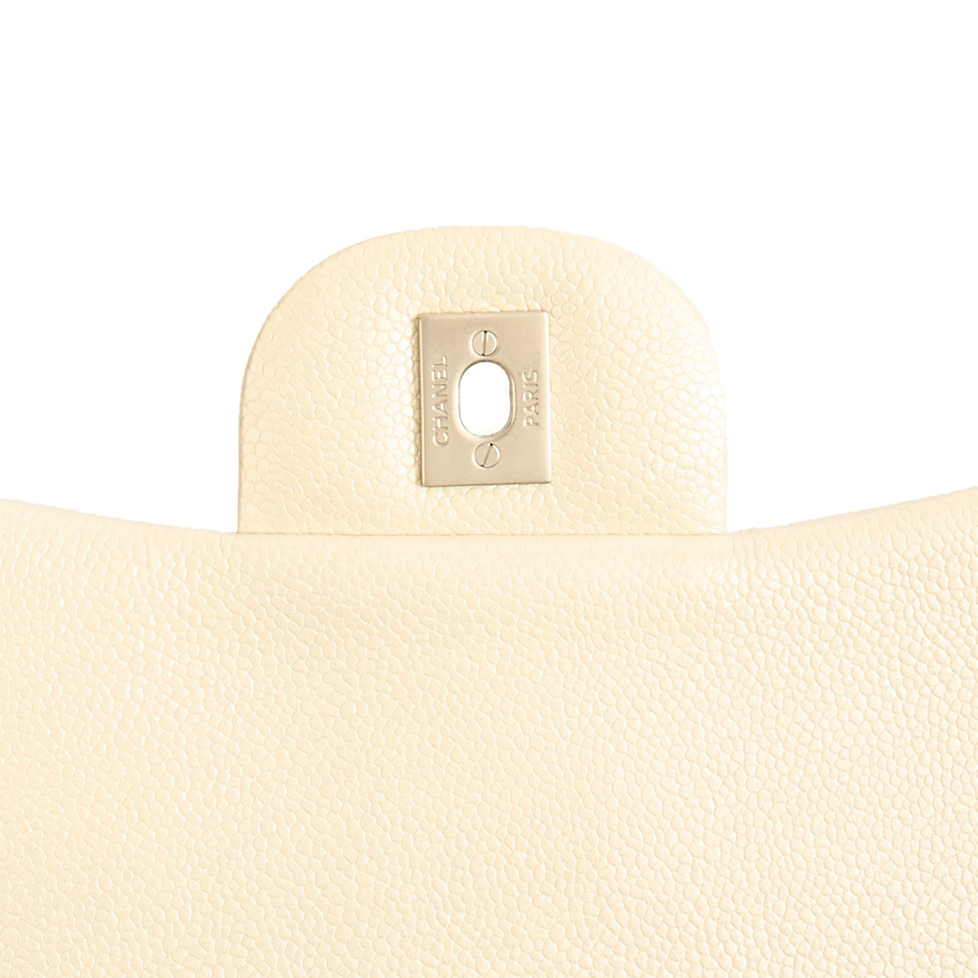 Chanel Classic Double Flap - Large in Champagne, Caviar Leather