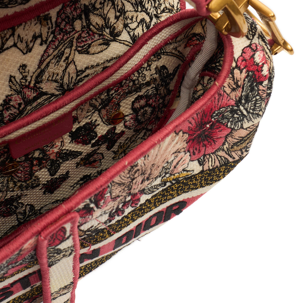 Christian Dior Shoulder Bag Saddle Bag in Multi, Fabric