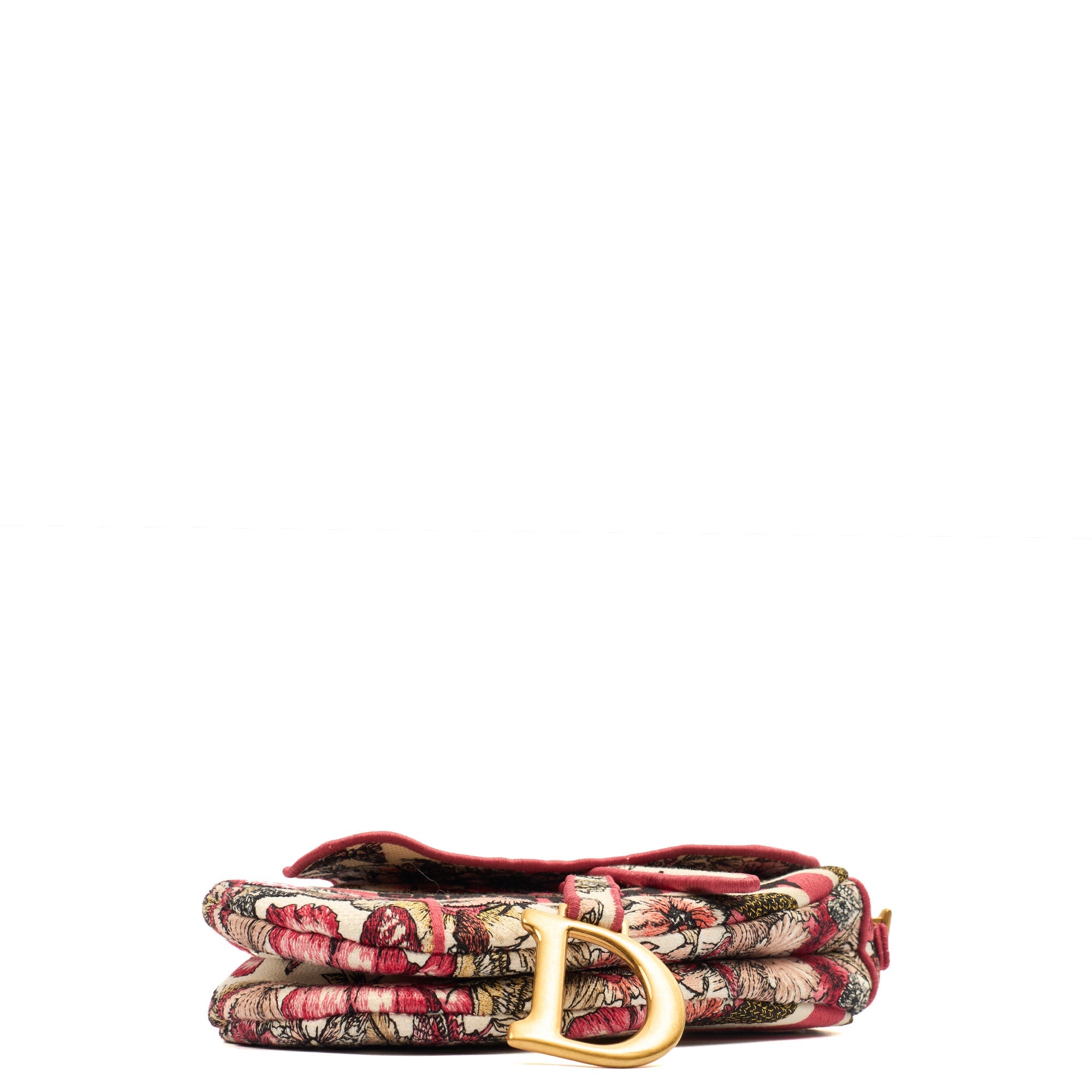 Christian Dior Shoulder Bag Saddle Bag in Multi, Fabric