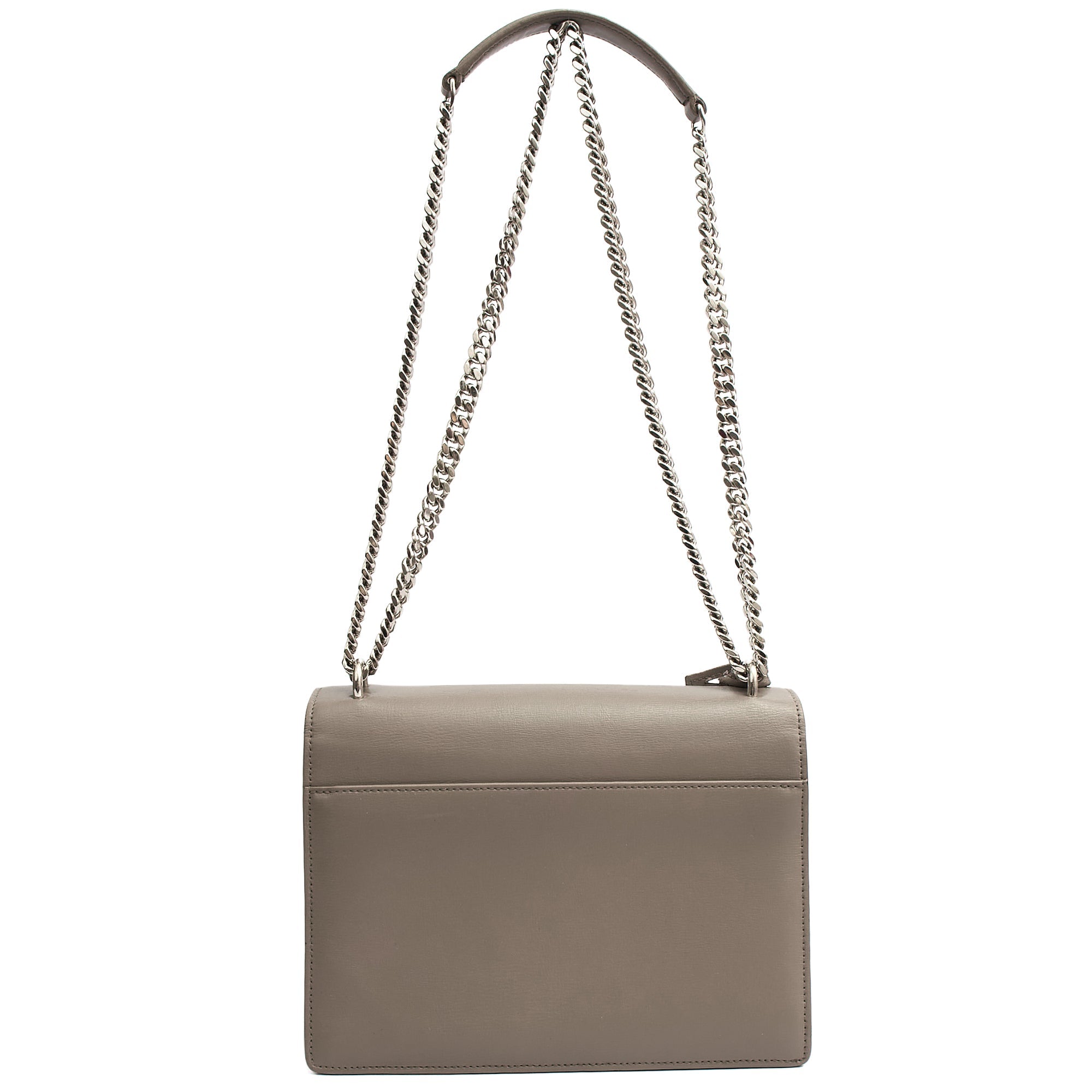Saint Laurent Shoulder Bag Sunset - Medium in Grey, Leather