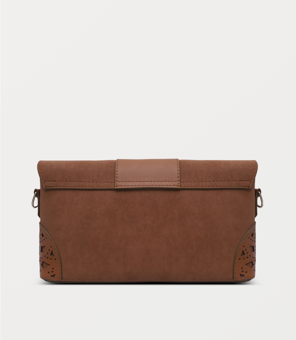 Women Boxy Bag-TAN