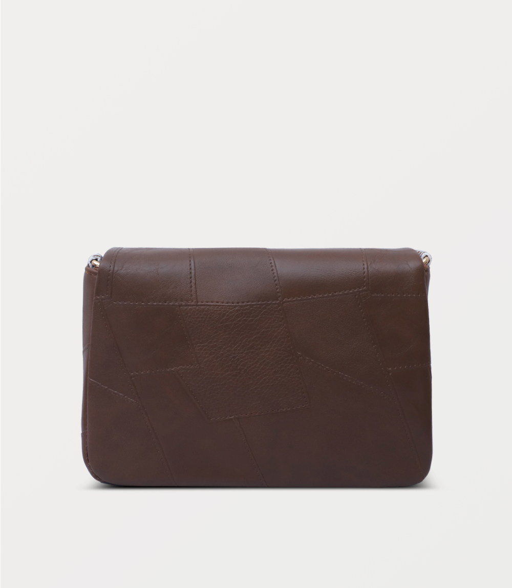 Women Boxy Bag-BROWN