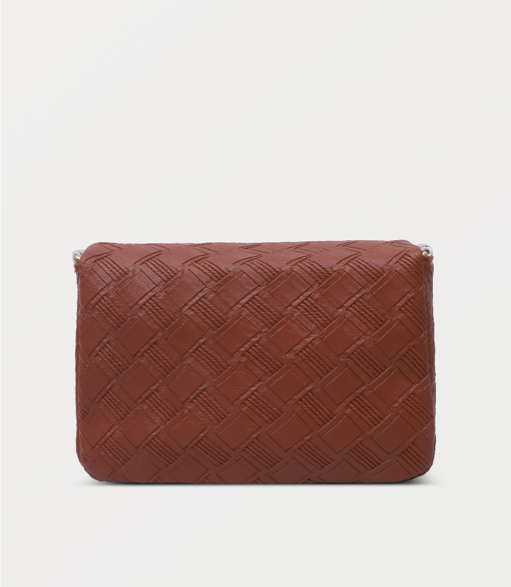 Women Boxy Bag-BROWN