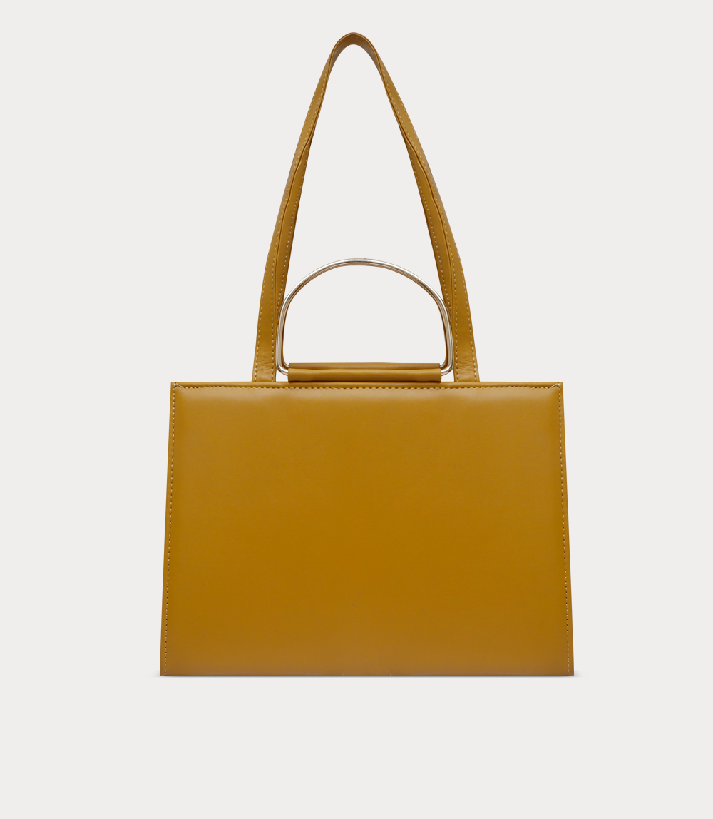 Women Boxy Bag-MUSTARD