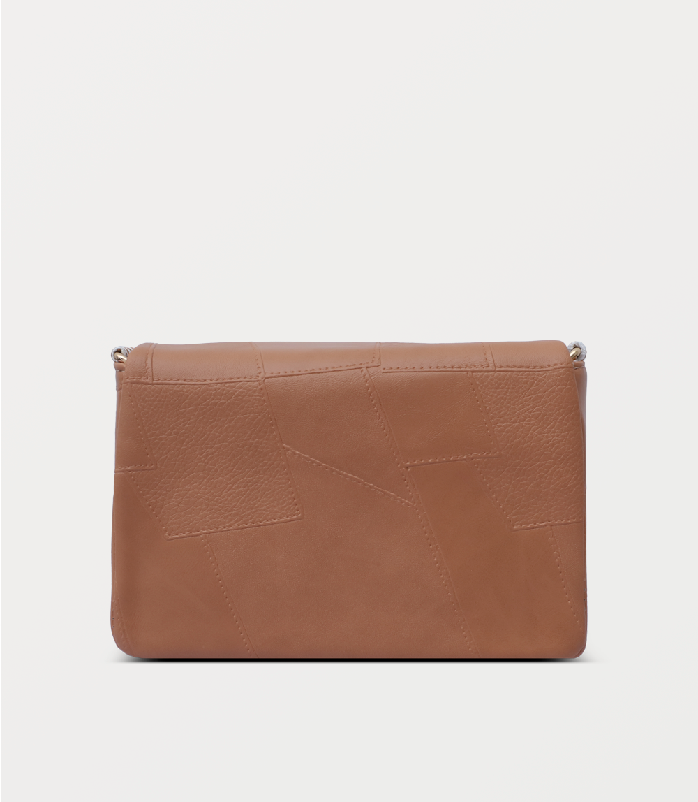 Women Boxy Bag-LIGHT BROWN