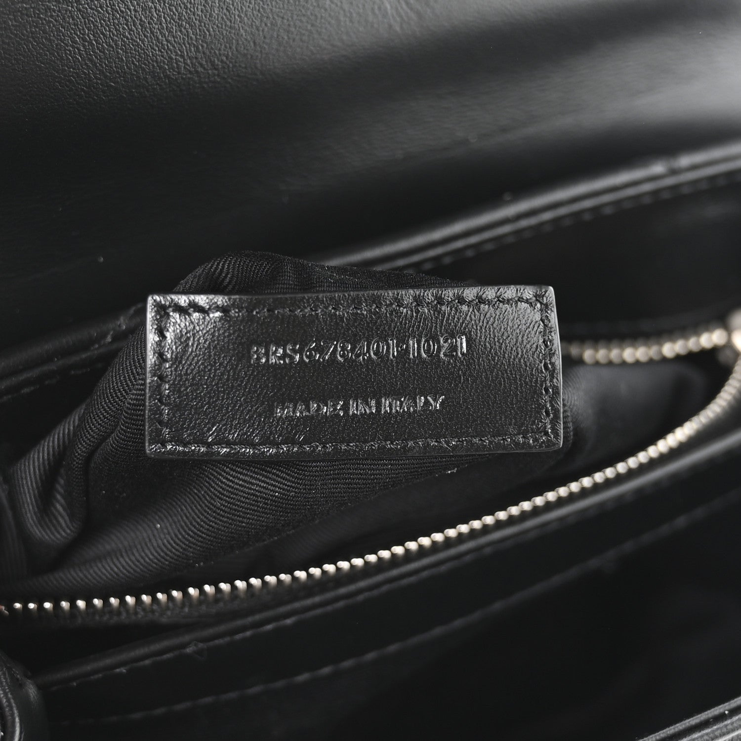 Calfskin Y Quilted Monogram Toy Loulou Crossbody Bag Black