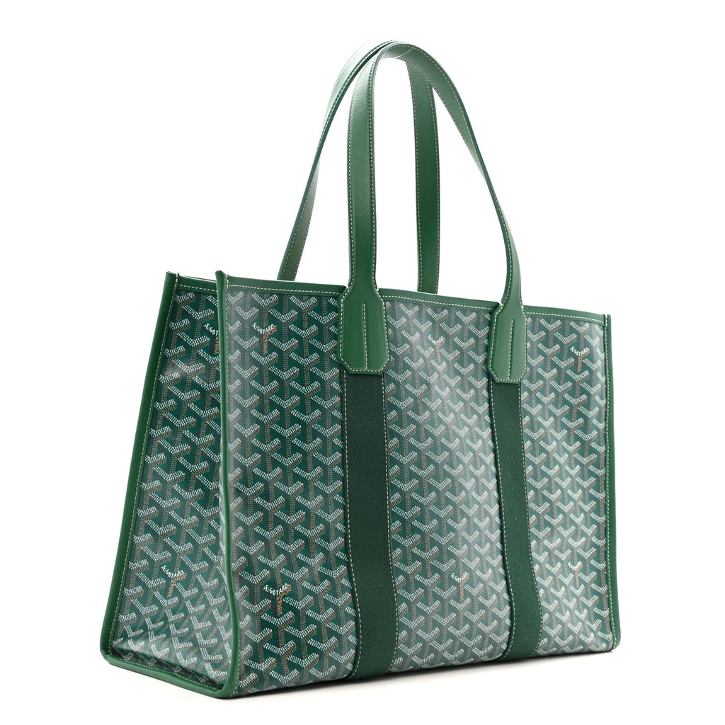 Goyardine Villette MM Tote Green