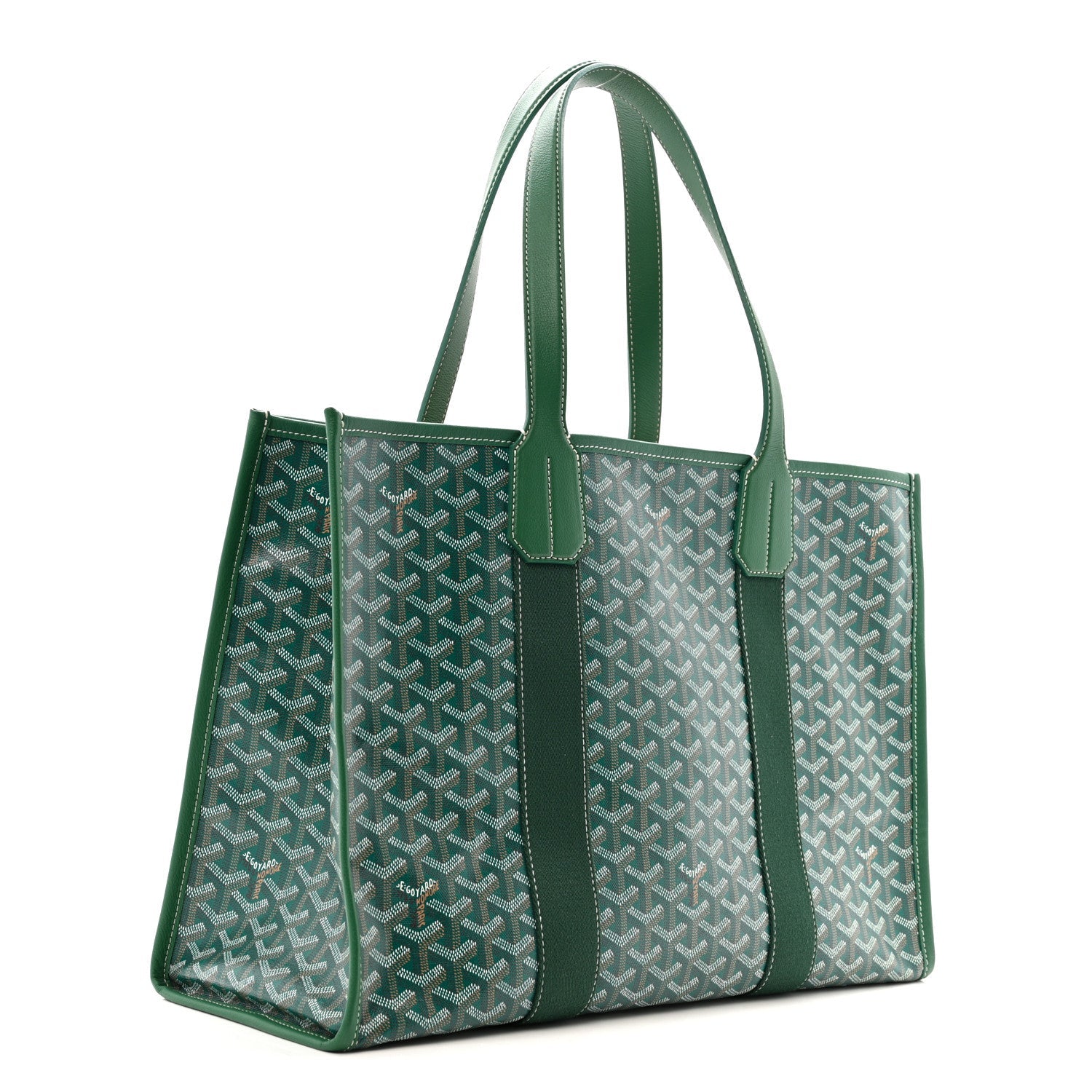 Goyardine Villette MM Tote Green