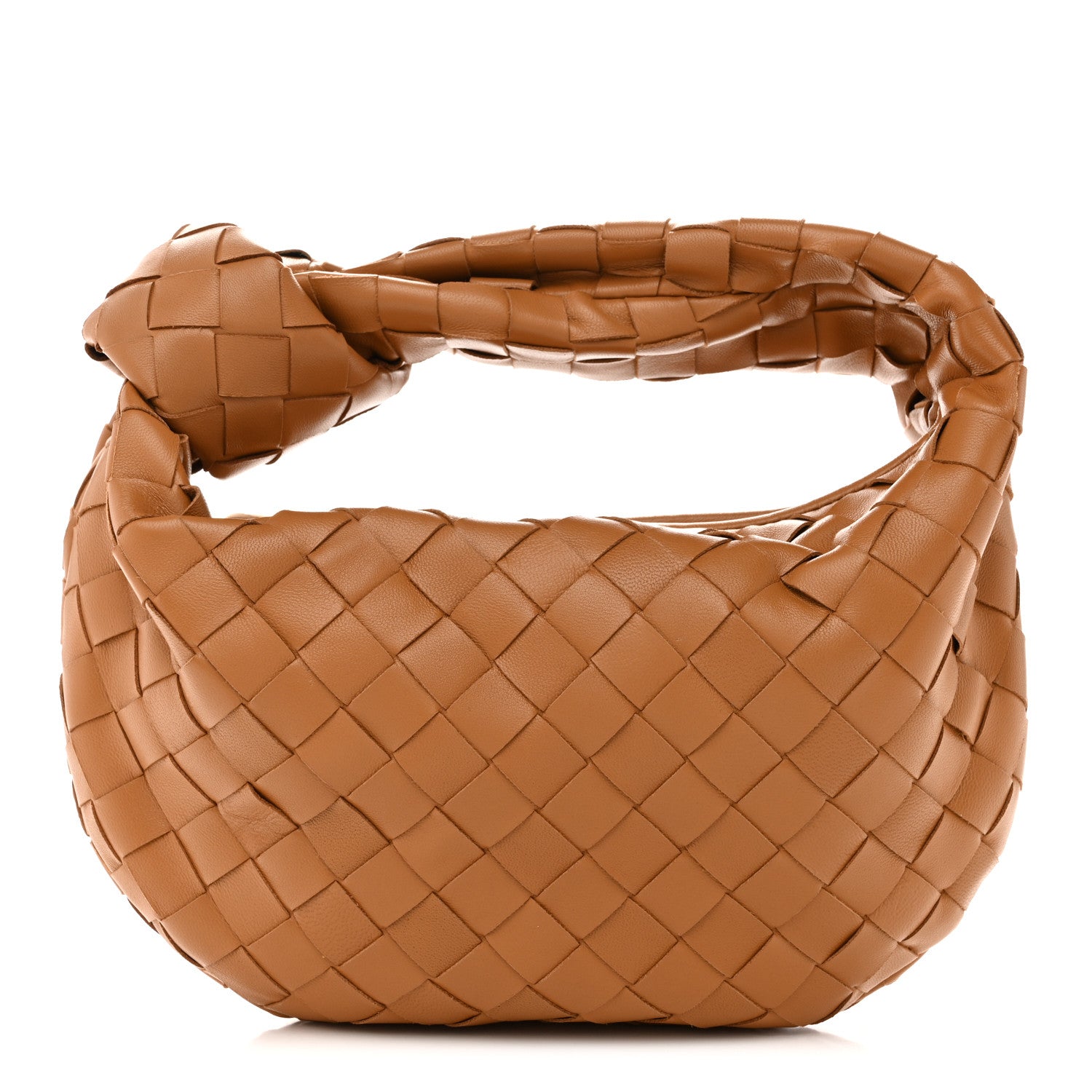 Nappa Intrecciato Mini Jodie Caramel