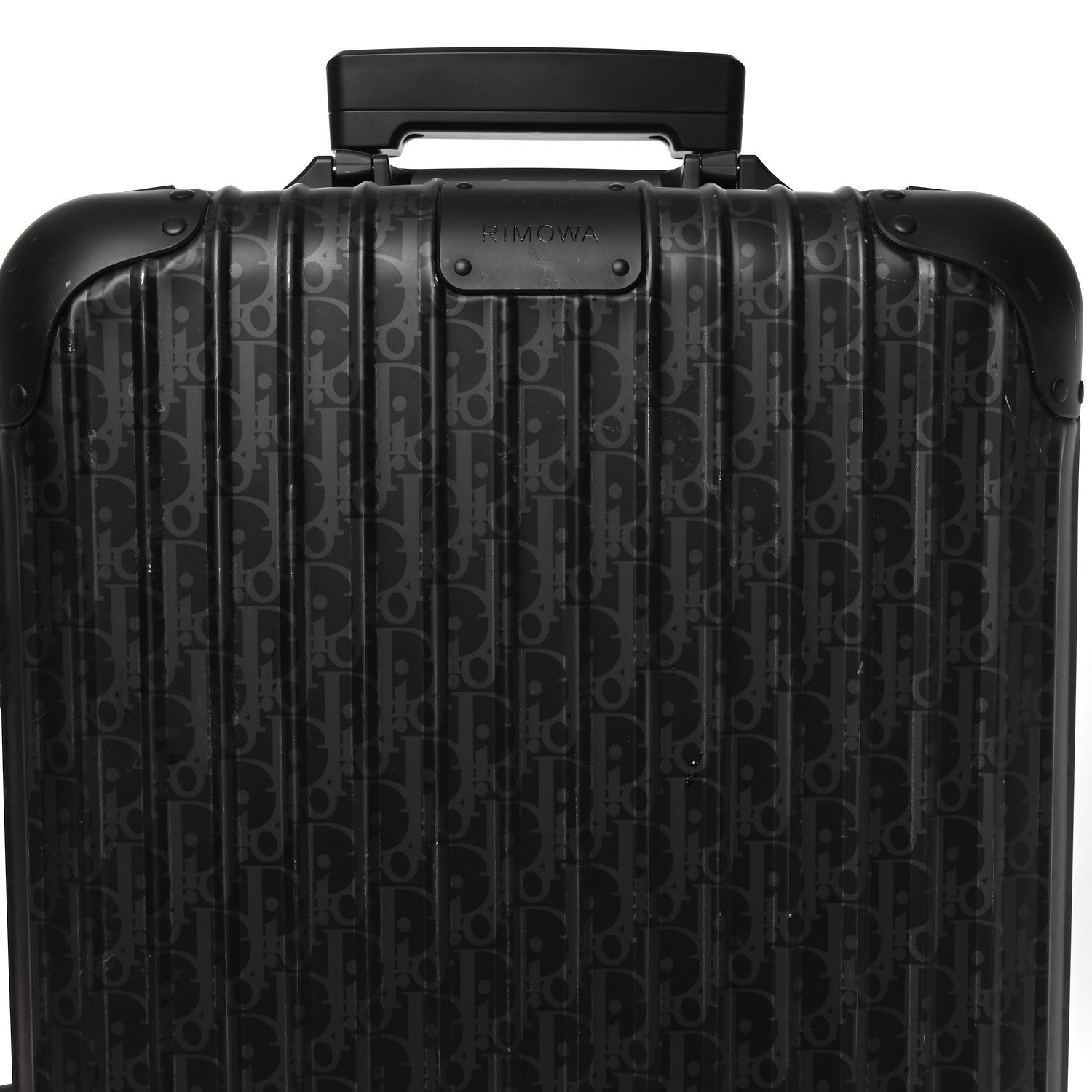 X RIMOWA Aluminum Gradient Original Cabin Luggage Black