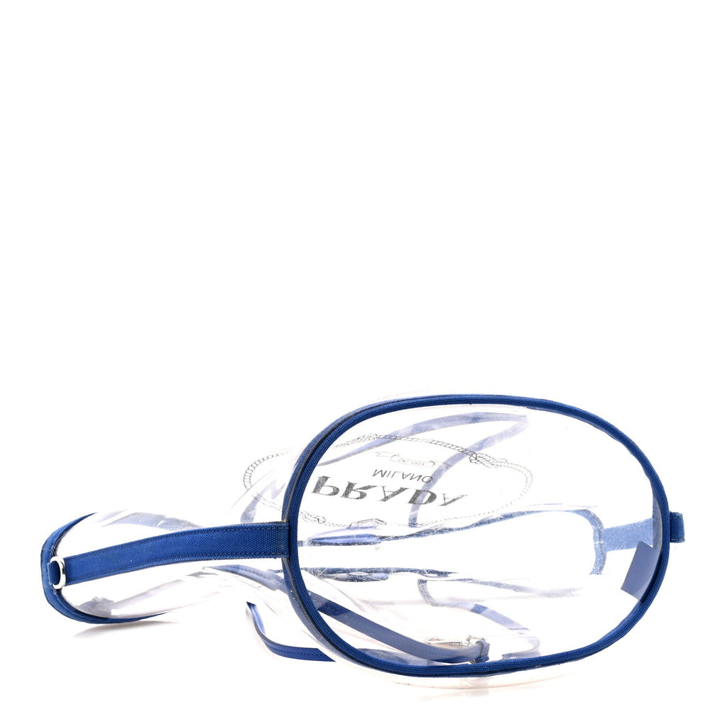 PVC Canapa Tote Cobalto