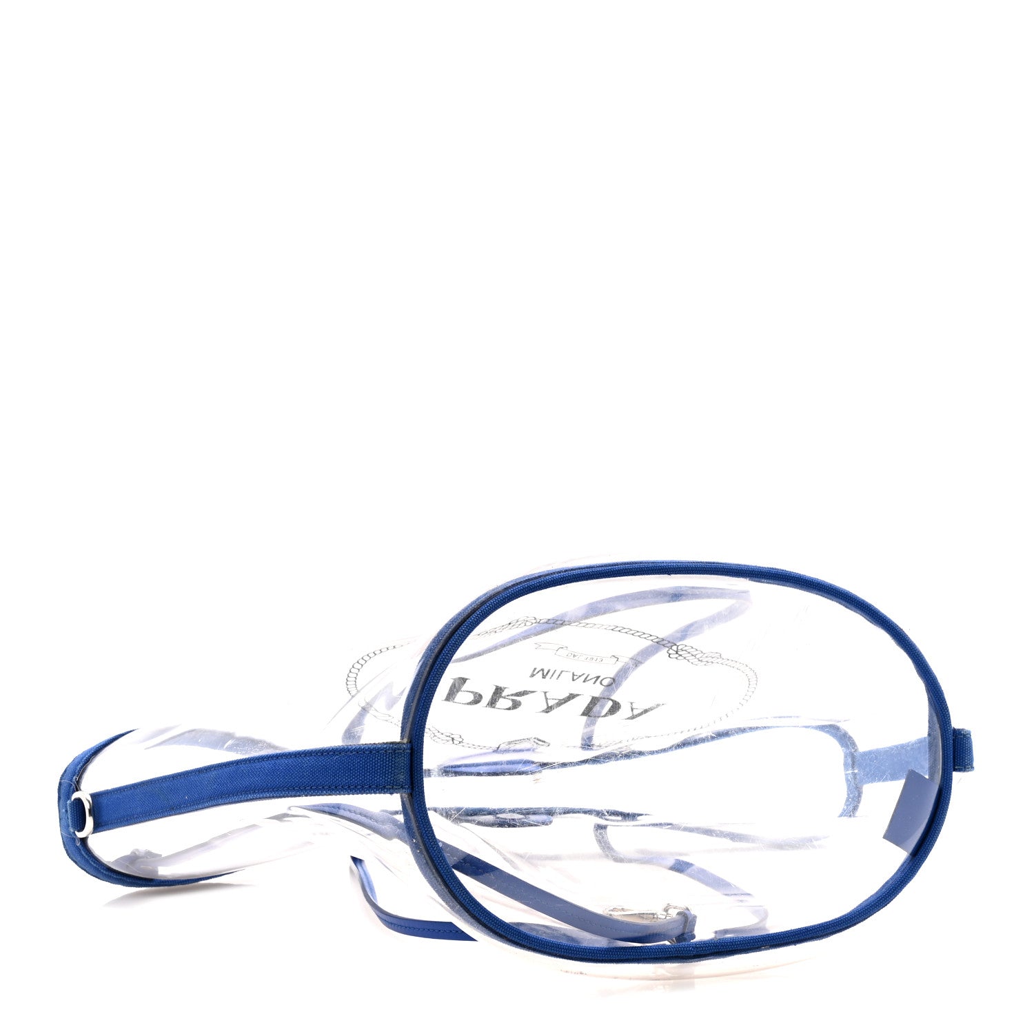 PVC Canapa Tote Cobalto