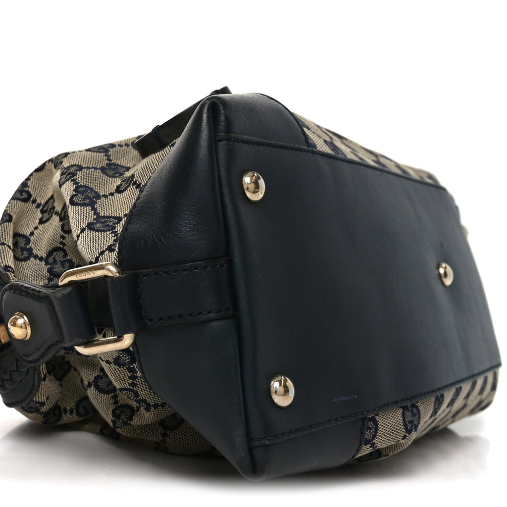 Monogram Brick Lane Small Boston Navy
