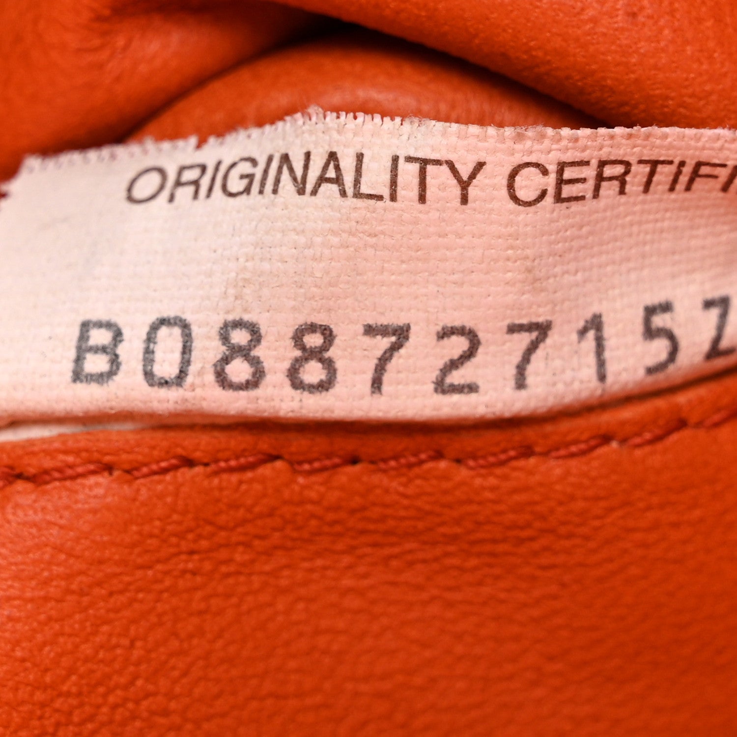 Lambskin Maxi Intrecciato Cassette Crossbody Bag Orange