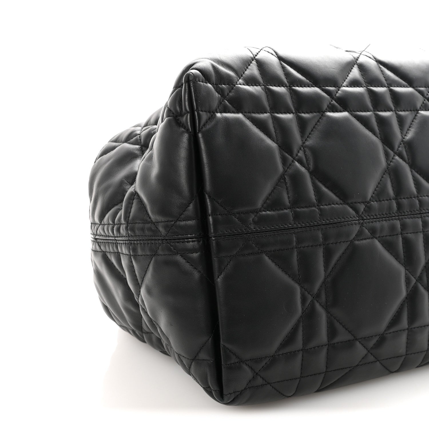Calfskin Macrocannage Large Toujours Black