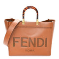 Vitello King Plexiglass Medium Fendi Sunshine Shopper Tote Cuoio