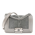 Galuchat Stingray Small Boy Flap Silver