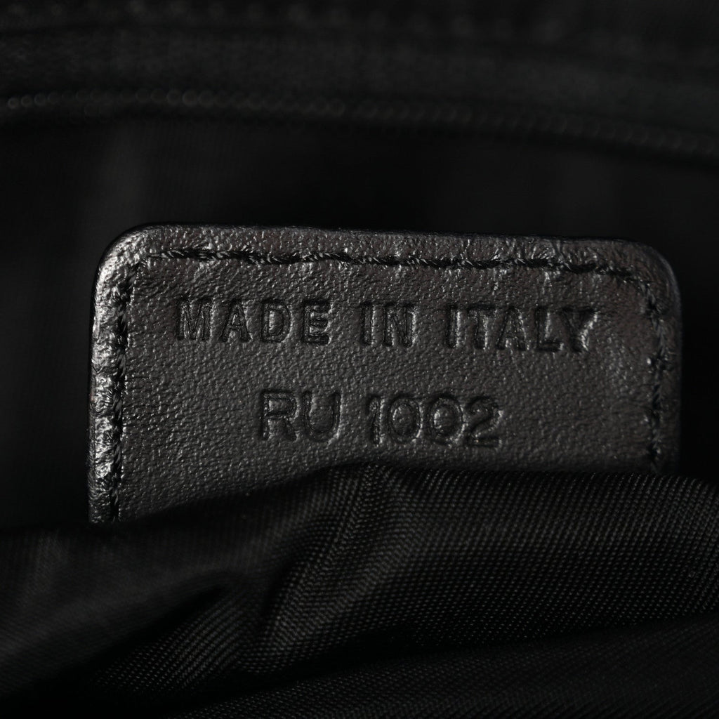 Monogram Saddle Bag Black