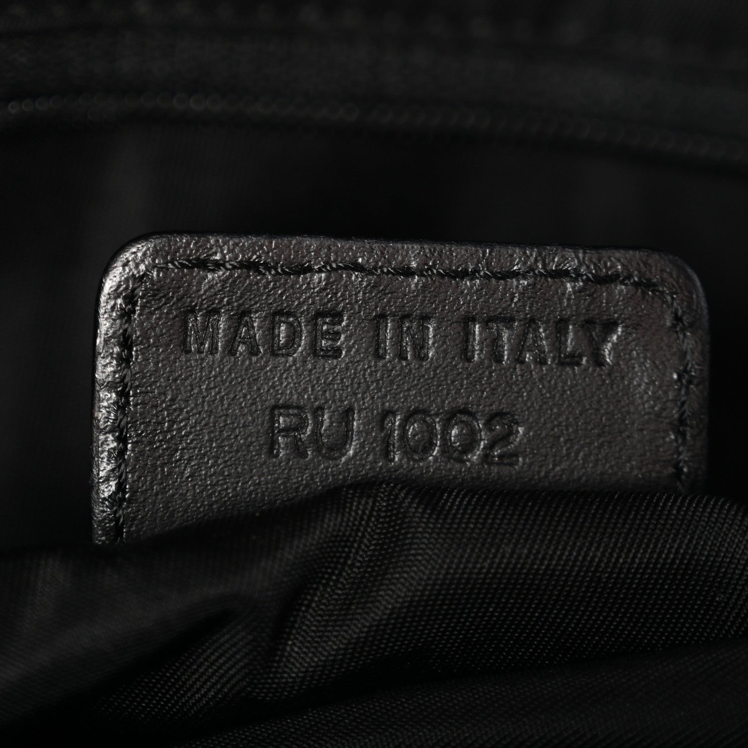 Monogram Saddle Bag Black