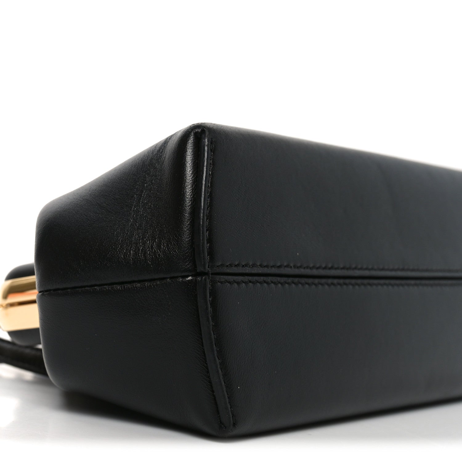 Shiny Nappa Small Fendi First Black