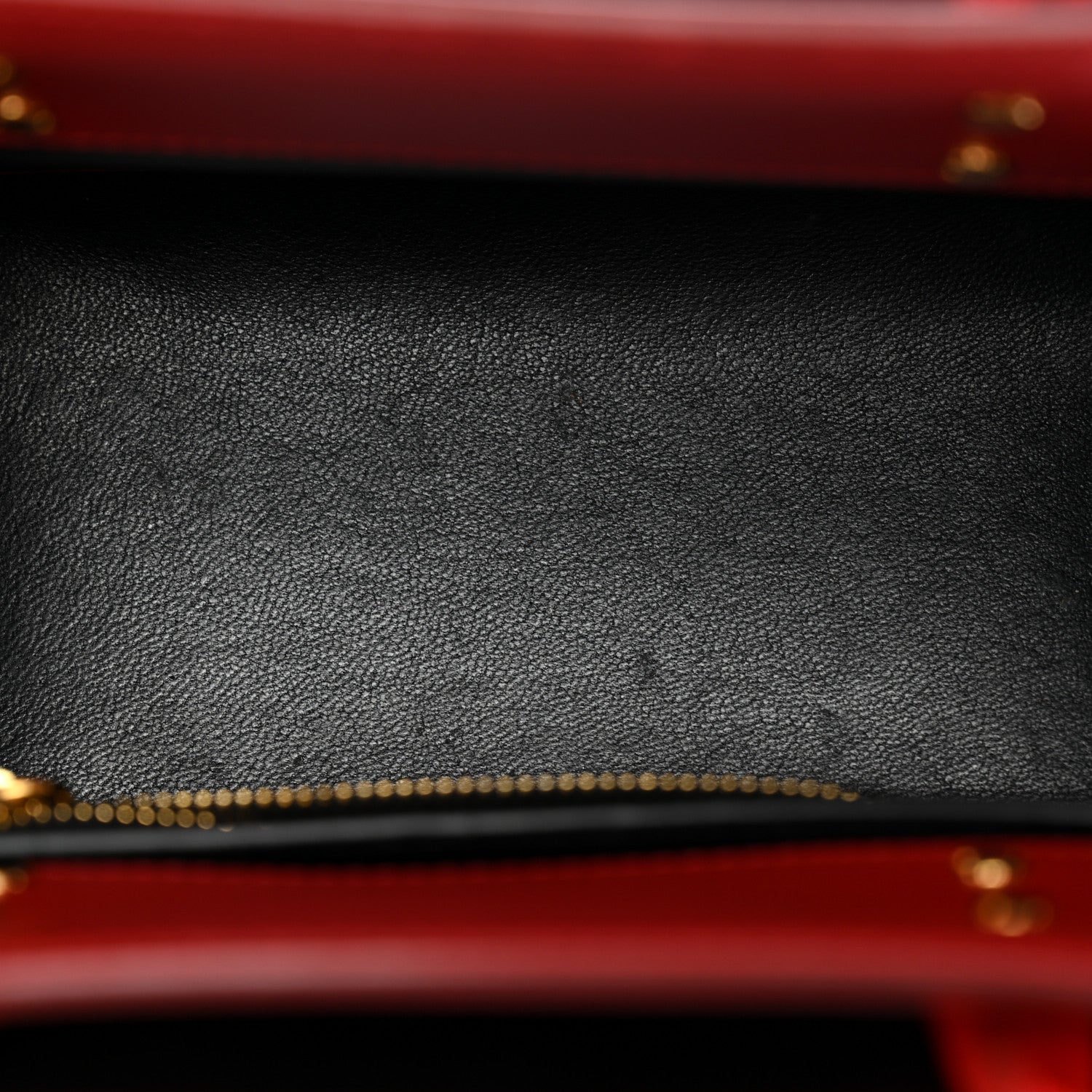 Smooth Calfskin Mini Horizon Satchel Red